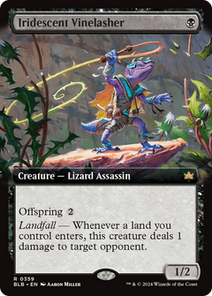 Iridescent Vinelasher (Extended Art) (359) [Bloomburrow] foil - Deck Out Gaming