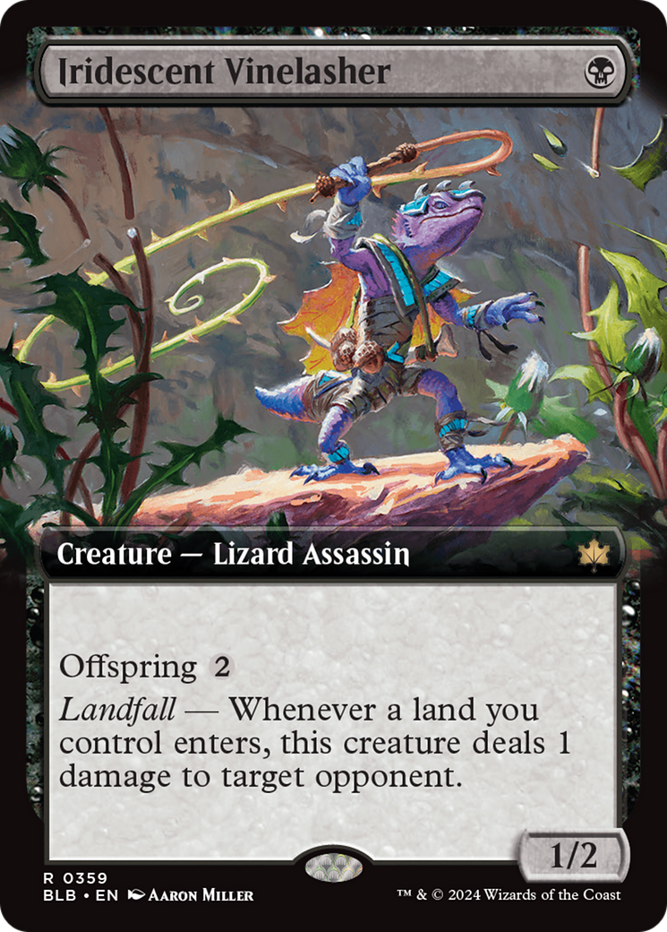 Iridescent Vinelasher (Extended Art) (359) [Bloomburrow] foil - Deck Out Gaming