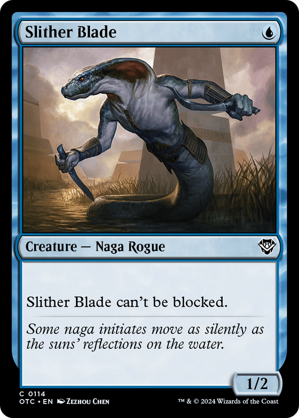 Slither Blade (114) [Outlaws of Thunder Junction Commander] - Deck Out Gaming