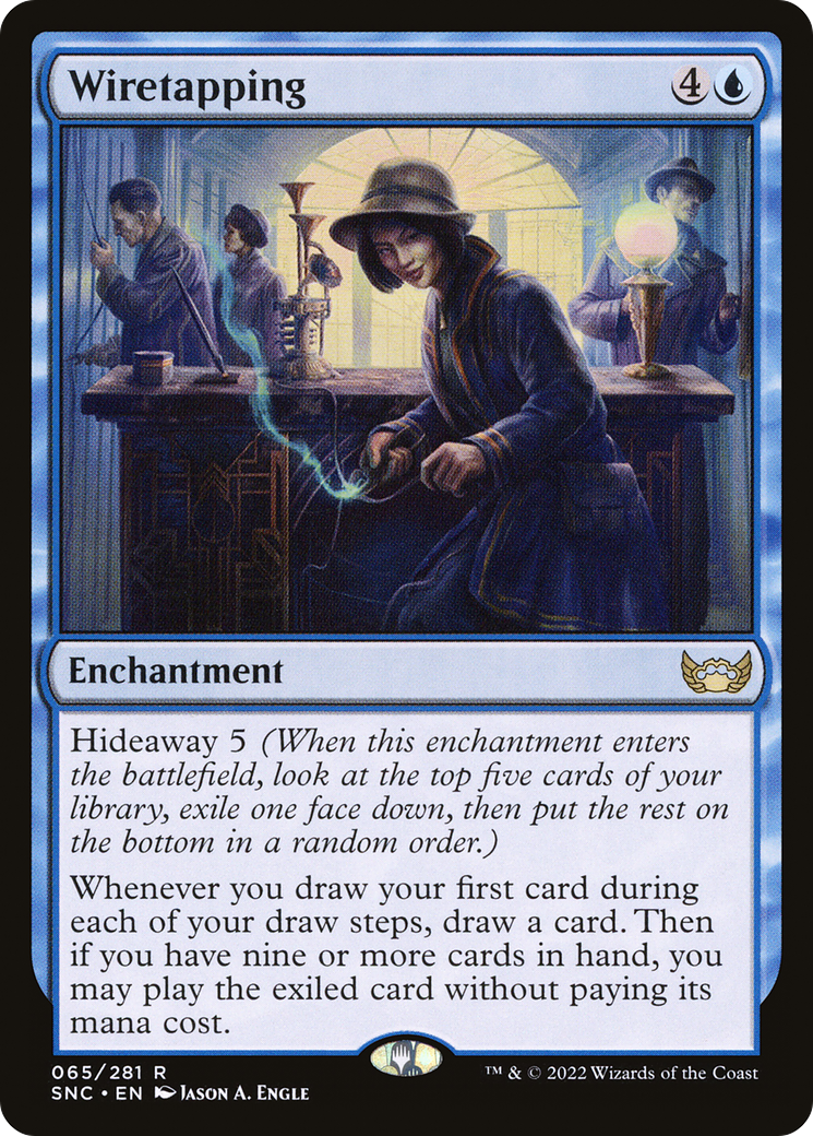 Wiretapping (65) [Streets of New Capenna] foil - Deck Out Gaming