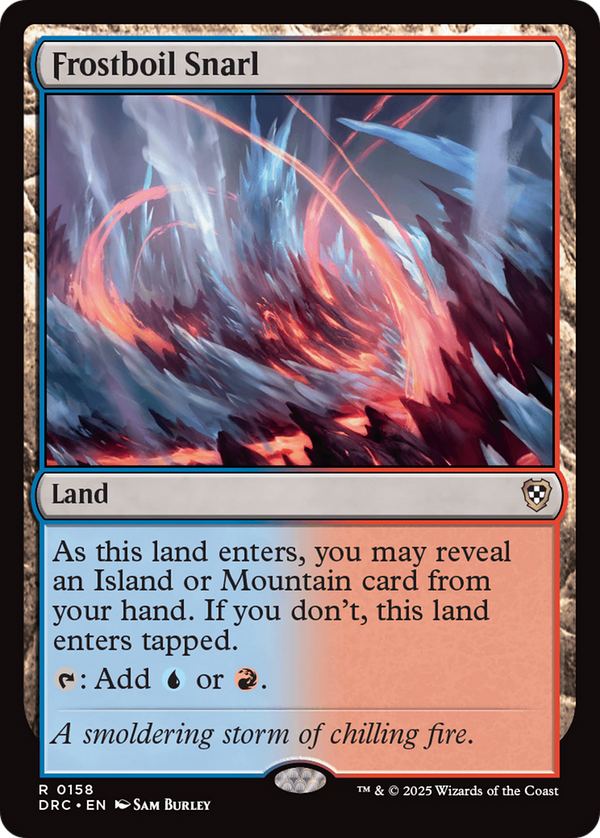 Frostboil Snarl (158) [Commander: Aetherdrift] - Deck Out Gaming