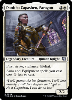 Danitha Capashen, Paragon (64) [Wilds of Eldraine Commander] - Deck Out Gaming