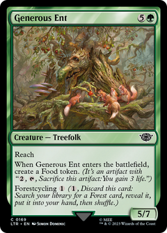 Generous Ent (169) [The Lord of the Rings: Tales of Middle-earth] foil - Deck Out Gaming