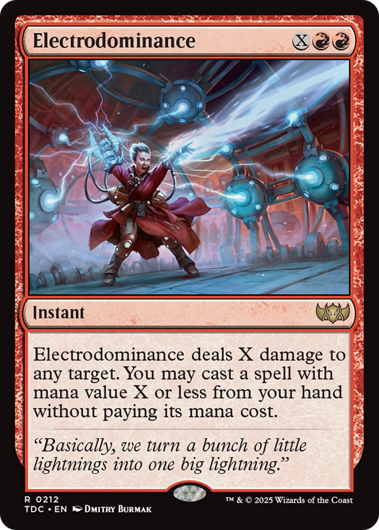 Electrodominance (212) [Commander: Tarkir: Dragonstorm] - Deck Out Gaming