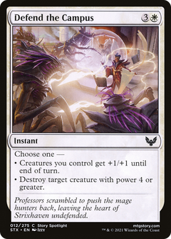 Defend the Campus (12) [Strixhaven: School of Mages] foil - Deck Out Gaming