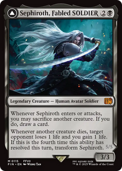 Sephiroth, Fabled SOLDIER // Sephiroth, One-Winged Angel (115) [FINAL FANTASY] - Deck Out Gaming