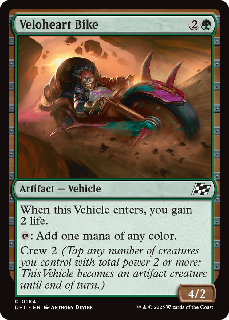 Veloheart Bike (184) [Aetherdrift] - Deck Out Gaming