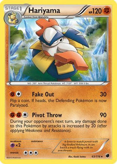 Hariyama (63) [Plasma Freeze] Reverse Holofoil - Deck Out Gaming