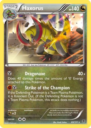 Haxorus (69) [Plasma Blast] Holofoil - Deck Out Gaming