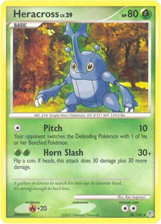 Heracross (28) [Diamond and Pearl] Reverse Holofoil - Deck Out Gaming