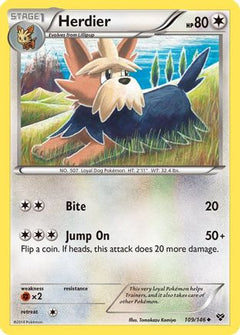 Herdier (109) [XY Base Set] Reverse Holofoil - Deck Out Gaming