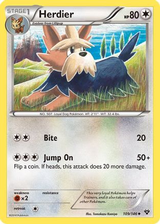 Herdier (109) [XY Base Set] - Deck Out Gaming