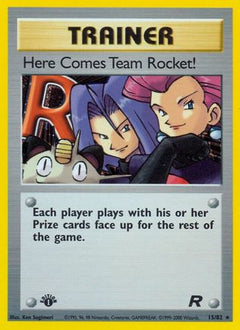 Here Comes Team Rocket! (15) (15) [Team Rocket] 1st Edition Holofoil - Deck Out Gaming