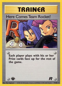 Here Comes Team Rocket! (71) (71) [Team Rocket] 1st Edition - Deck Out Gaming