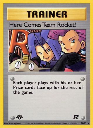 Here Comes Team Rocket! (71) (71) [Team Rocket] 1st Edition - Deck Out Gaming