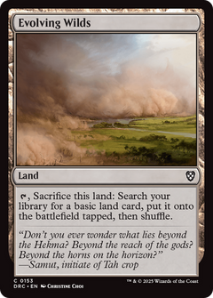 Evolving Wilds (0153) (153) [Commander: Aetherdrift] - Deck Out Gaming