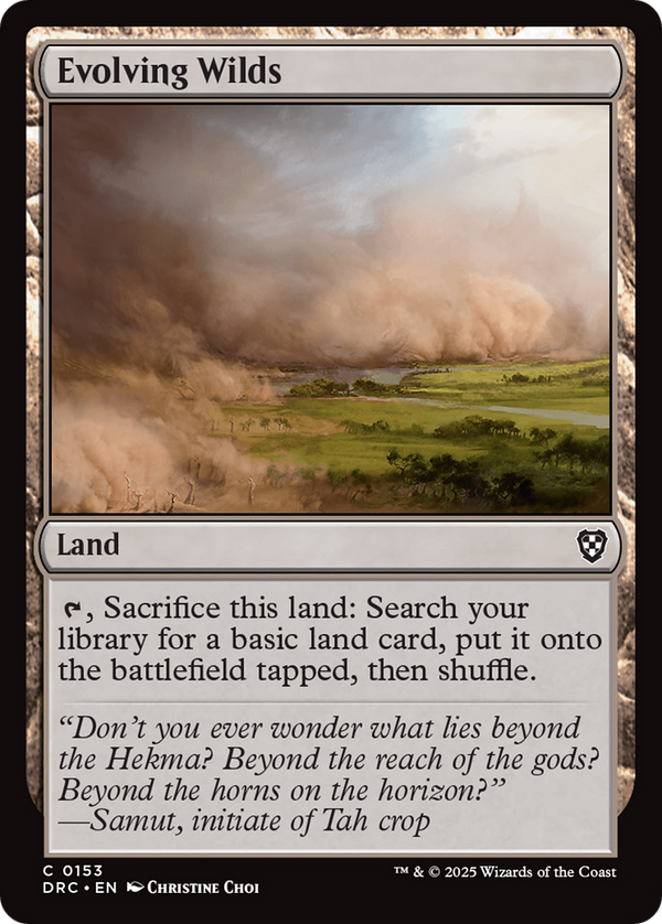 Evolving Wilds (0153) (153) [Commander: Aetherdrift] - Deck Out Gaming