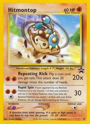 Hitmontop (37) [WoTC Promo] - Deck Out Gaming