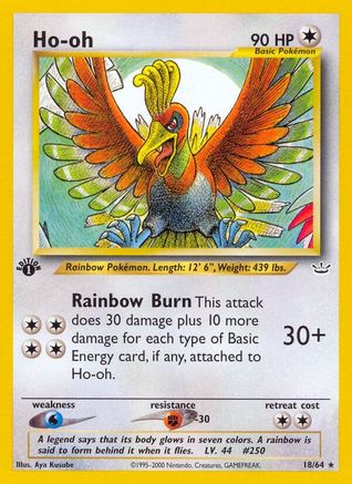 Ho-oh (18) (18) [Neo Revelation] 1st Edition - Deck Out Gaming