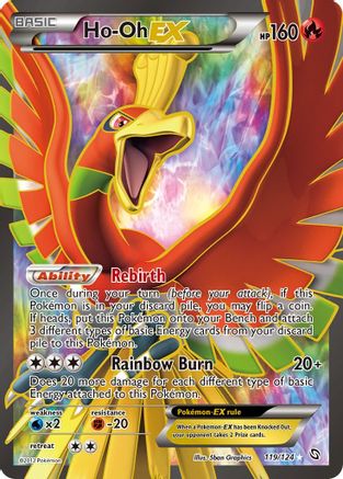 Ho-Oh Ex (119 Full Art) (119) [Dragons Exalted] Holofoil - Deck Out Gaming