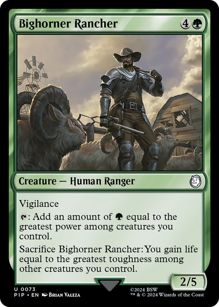 Bighorner Rancher (73) [Fallout] foil - Deck Out Gaming