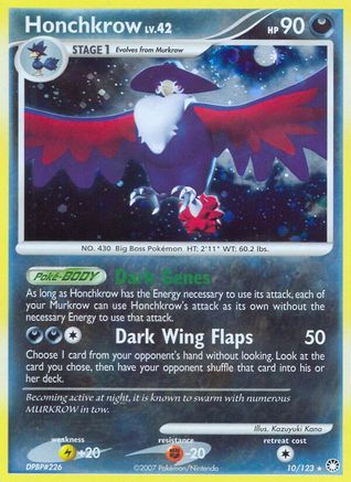 Honchkrow (10) [Mysterious Treasures] Holofoil - Deck Out Gaming