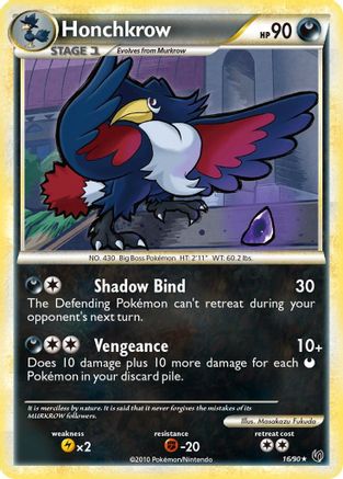 Honchkrow (16) (16) [Undaunted] - Deck Out Gaming