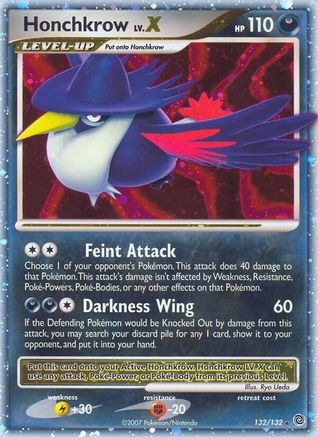 Honchkrow LV.X (132) [Secret Wonders] Holofoil - Deck Out Gaming