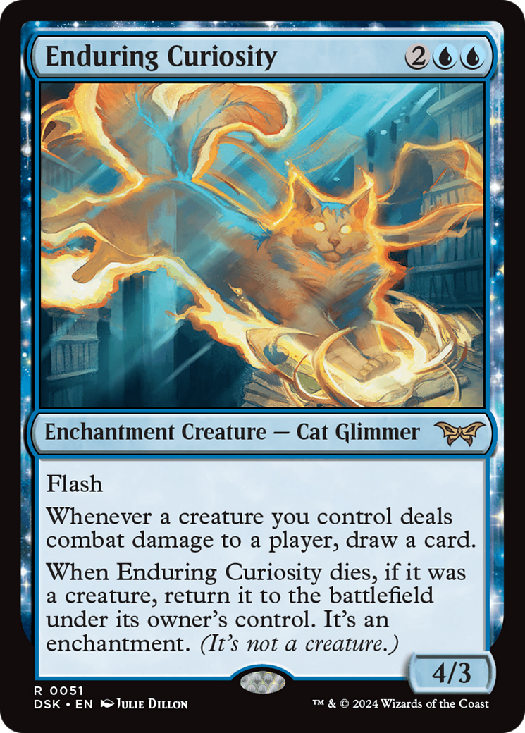 Enduring Curiosity (51) [Duskmourn: House of Horror] - Deck Out Gaming