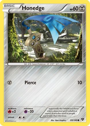Honedge (83) [XY Base Set] Reverse Holofoil - Deck Out Gaming