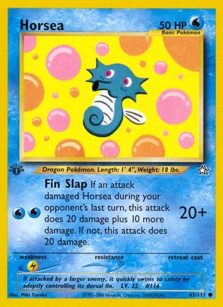 Horsea (62) [Neo Genesis] 1st Edition - Deck Out Gaming