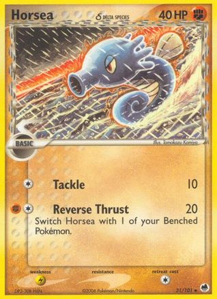 Horsea - 031/101 (Delta Species) (31) [Dragon Frontiers] - Deck Out Gaming