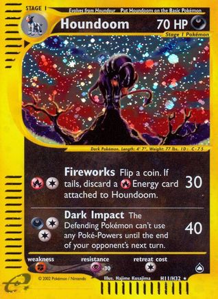 Houndoom (H11) (H11) [Aquapolis] Holofoil - Deck Out Gaming