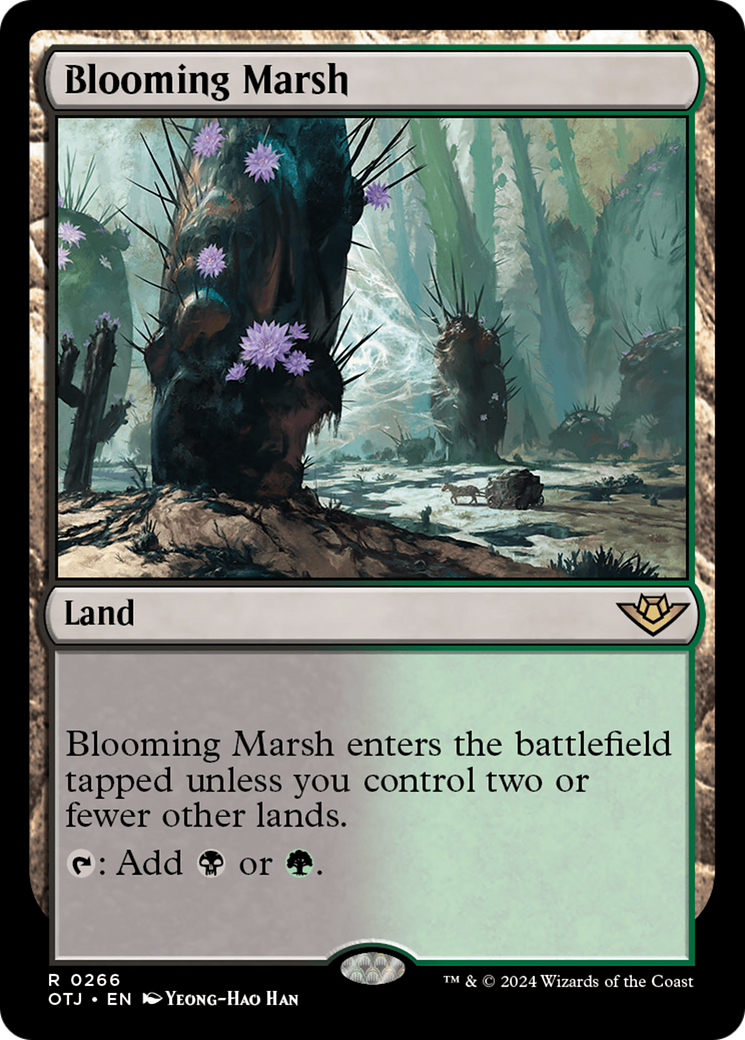 Blooming Marsh (266) [Outlaws of Thunder Junction] foil - Deck Out Gaming