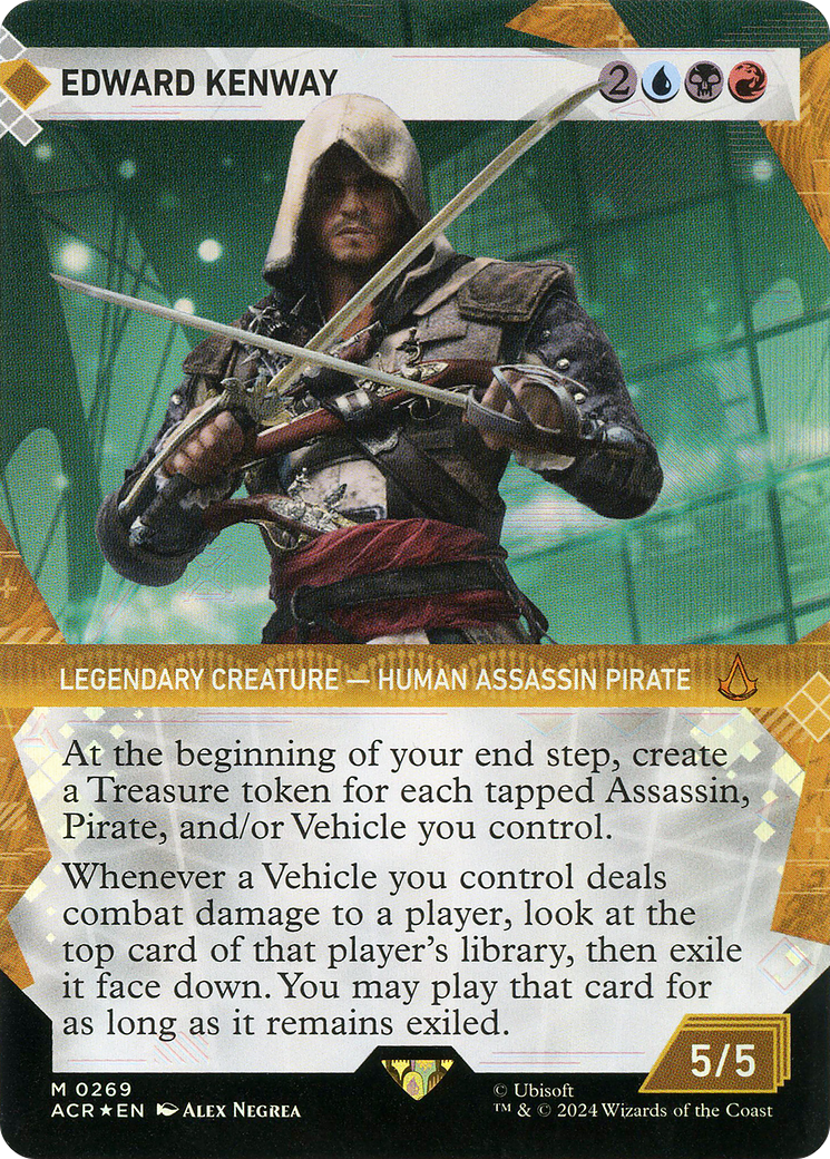Edward Kenway (Showcase) (Textured Foil) (269) [Assassin's Creed] foil - Deck Out Gaming