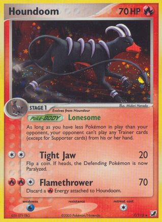 Houndoom (7) [Unseen Forces] Holofoil - Deck Out Gaming