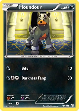 Houndour (74) [Dragons Exalted] - Deck Out Gaming