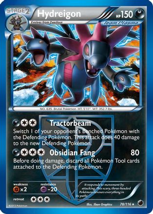 Hydreigon (Team Plasma) (78) [Plasma Freeze] Holofoil - Deck Out Gaming
