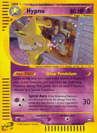 Hypno (H12) (H12) [Aquapolis] Holofoil - Deck Out Gaming