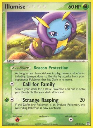 Illumise (45) [Delta Species] Reverse Holofoil - Deck Out Gaming