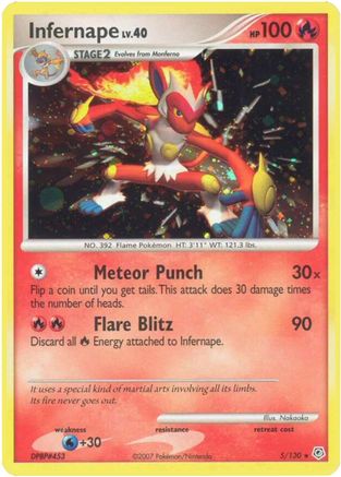 Infernape (5) [Diamond and Pearl] Holofoil - Deck Out Gaming