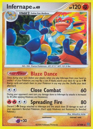 Infernape (3) [Stormfront] Holofoil - Deck Out Gaming