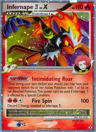 Infernape E4 Lv.X (108) [Rising Rivals] Holofoil - Deck Out Gaming