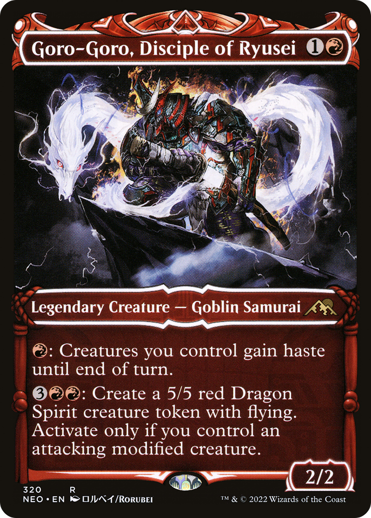 Goro-Goro, Disciple of Ryusei (Showcase) (320) [Kamigawa: Neon Dynasty] - Deck Out Gaming
