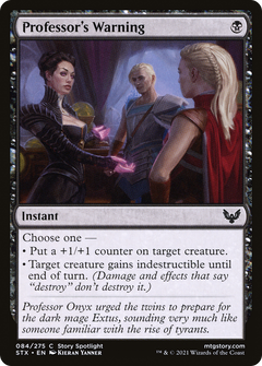 Professor's Warning (84) [Strixhaven: School of Mages] - Deck Out Gaming