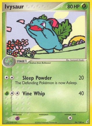 Ivysaur - 034/100 (34) [Crystal Guardians] - Deck Out Gaming