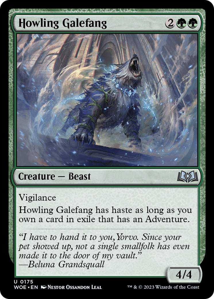 Howling Galefang (175) [Wilds of Eldraine] foil - Deck Out Gaming