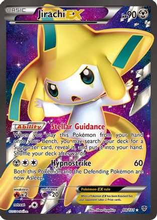 Jirachi EX (98 Full Art) (98) [Plasma Blast] Holofoil - Deck Out Gaming