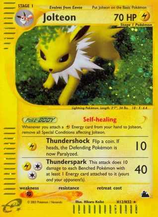 Jolteon (H12) (H12) [Skyridge] Holofoil - Deck Out Gaming