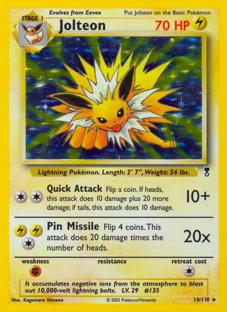 Jolteon (14) [Legendary Collection] Holofoil - Deck Out Gaming